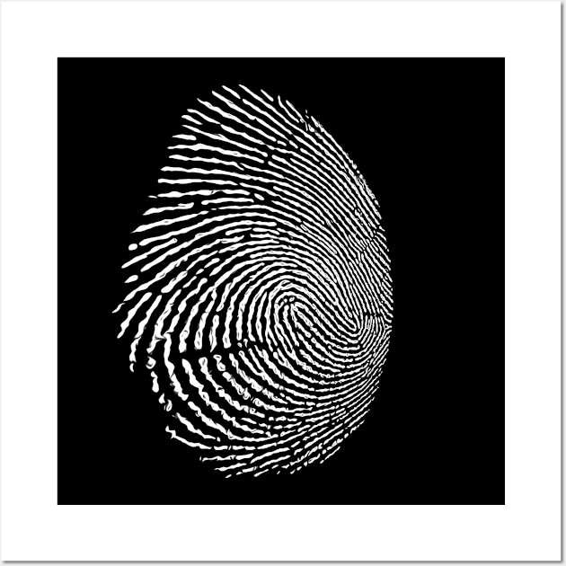 Fingerprint Wall Art by WordFandom